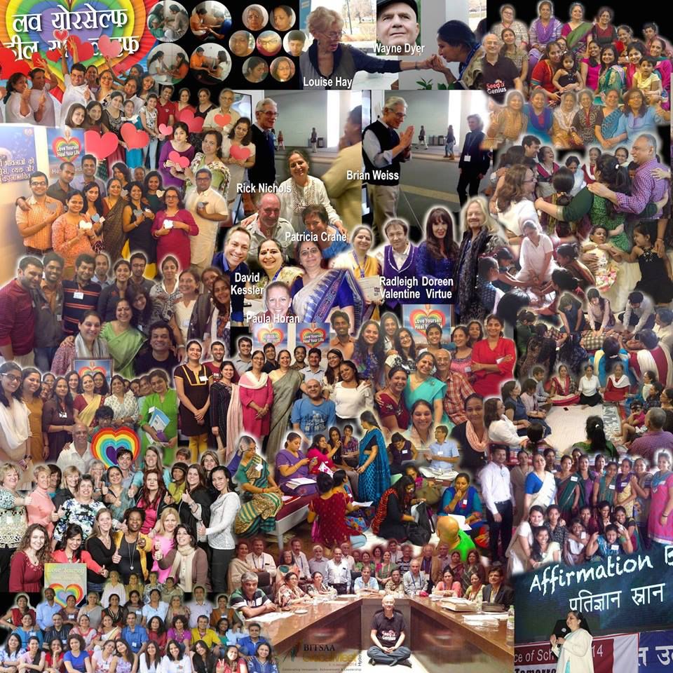 Healing Circle Collage 01 - Healing Circle by Aarti Gupta